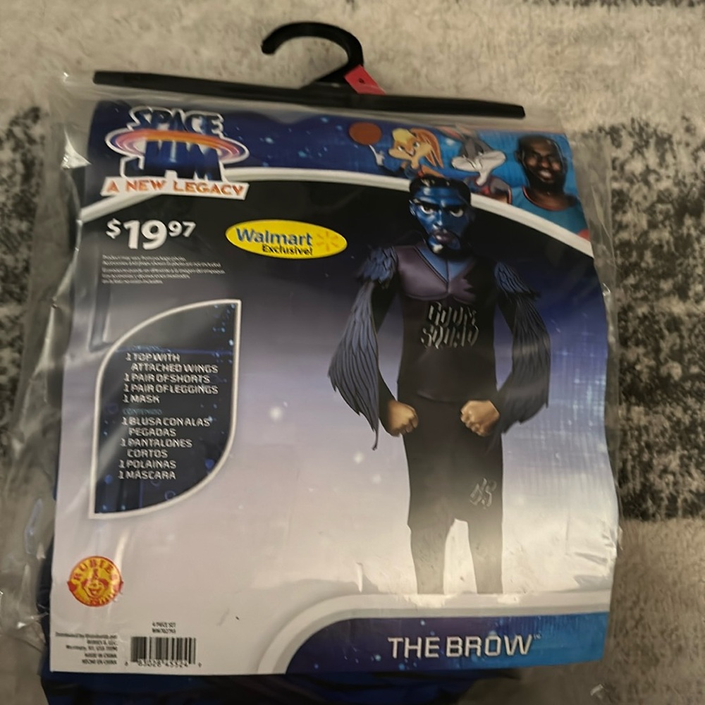 Walmart exclusive space jam a new legacy the brow small (4-6)new costume